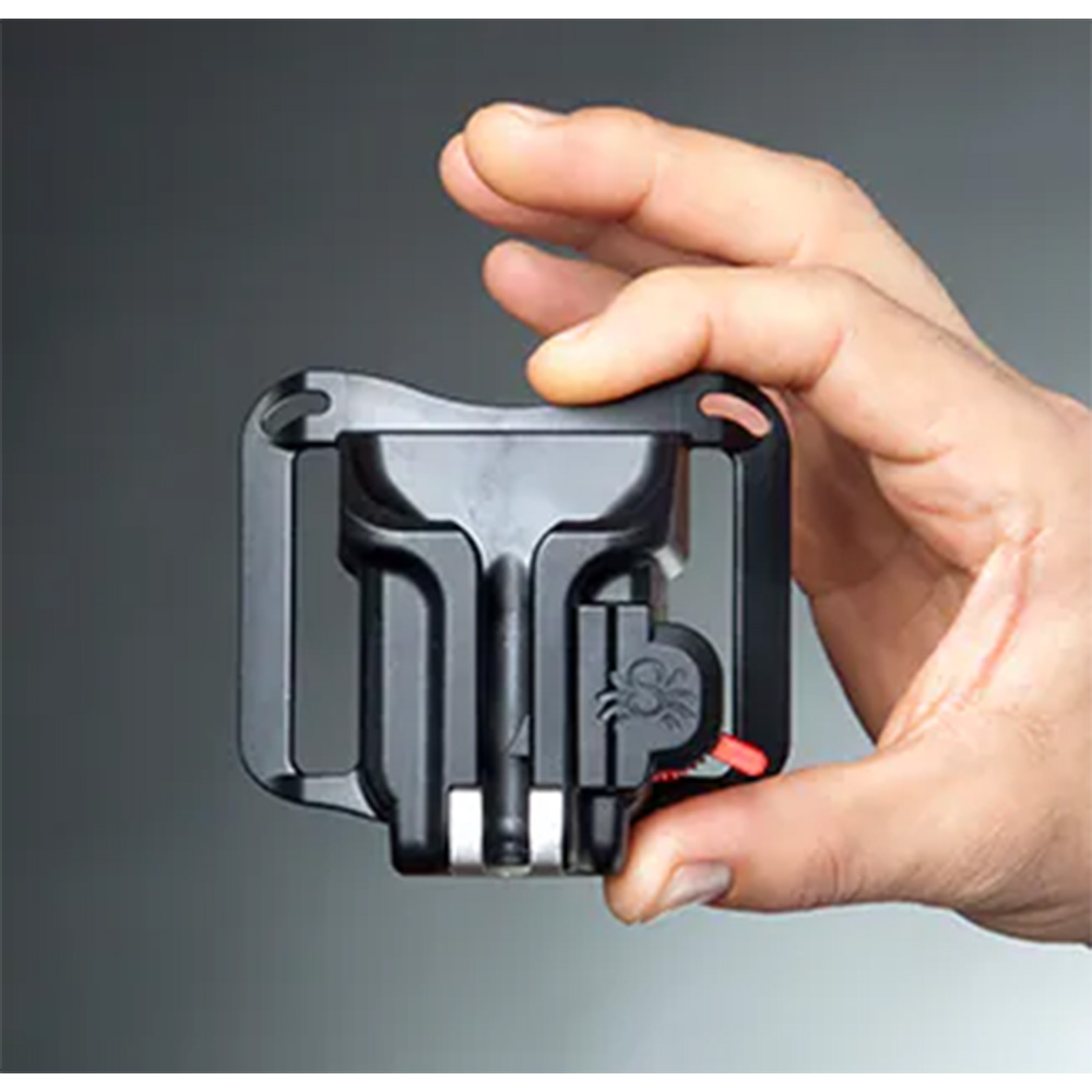 速拍樂 Spider Black Widow Holster 黑蜘蛛相機插掛巢 相機快夾 腰帶 公司貨:圖片 2