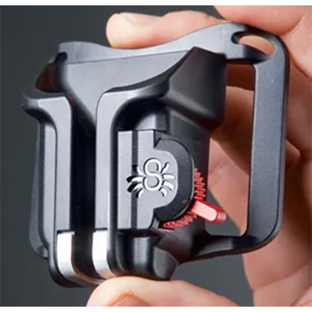 速拍樂 Spider Black Widow Holster 黑蜘蛛相機插掛巢 相機快夾 腰帶 公司貨:圖片 3
