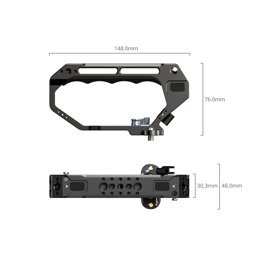 SmallRig 5661 閉環滑槽上提手柄 NATO 滑槽 D型 快拆 上提手把 帶滑條 ◎相機專家◎ 公司貨:圖片 7