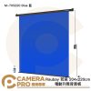 Raubay 若貝 M-TXS220 Blue 藍 204x220cm 電動升降背景板 懸掛式 公司貨