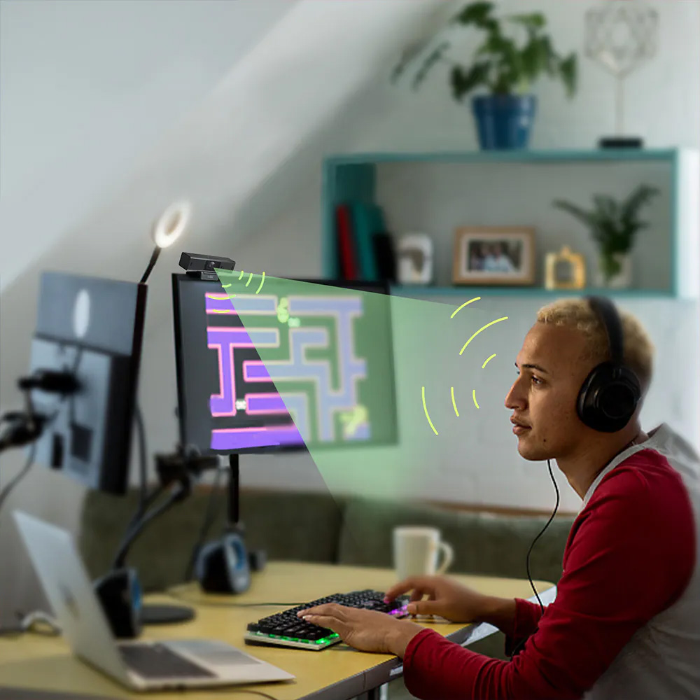 Coolpo Desk Mate AI 超廣角2K網路視訊會議攝影機 自動對焦 人臉追蹤 清晰收音 公司貨:圖片 4