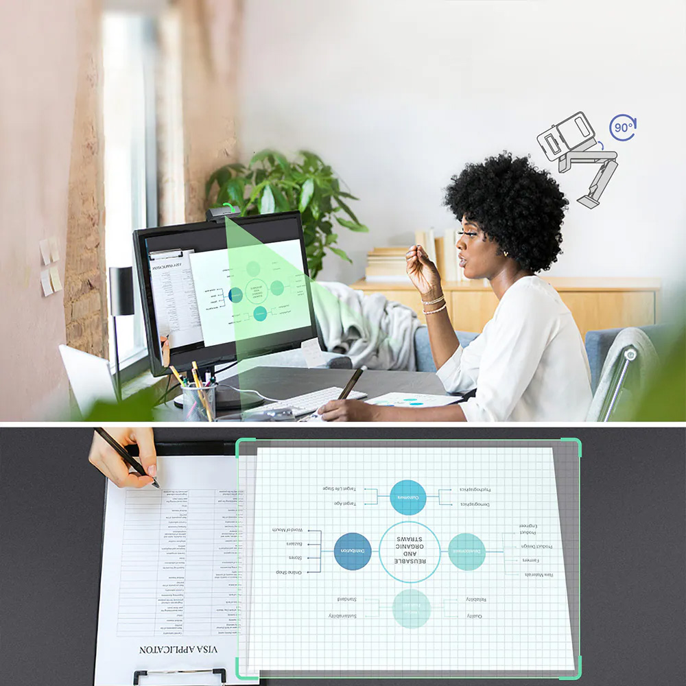 Coolpo Desk Mate AI 超廣角2K網路視訊會議攝影機 自動對焦 人臉追蹤 清晰收音 公司貨:圖片 5