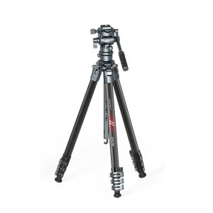 Alternative view of Leaplight 力普萊 LYR2+LYQ5 雙全景液壓雲台 + 碳纖維三脚架 半球碗中軸 公司貨