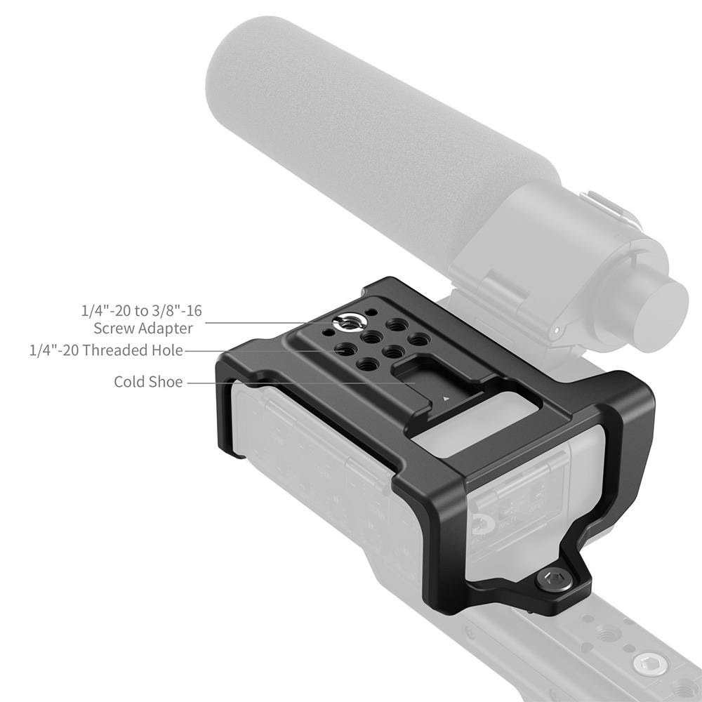 SmallRig 6925 安裝板 適 Sony XLR-H2 / H1 擴充安裝板 1/4 冷靴 公司貨:圖片 5