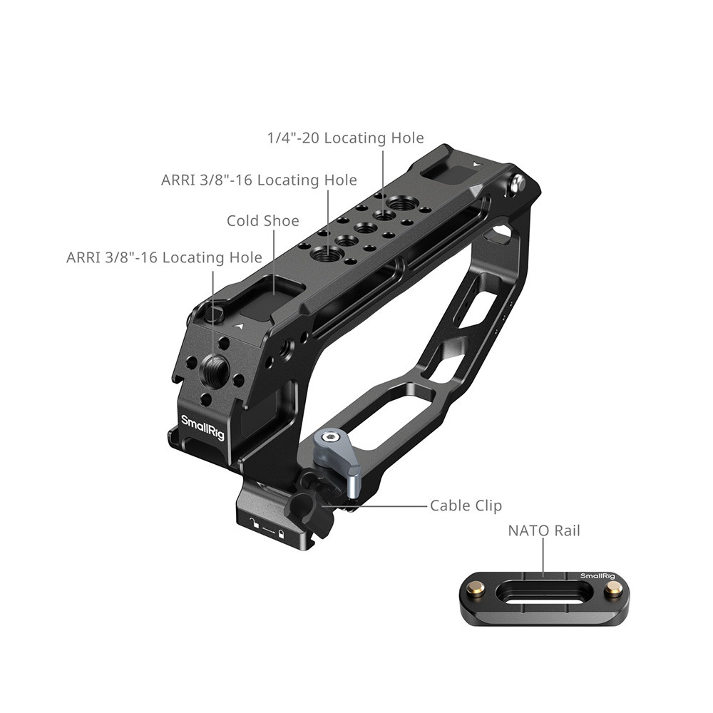 SmallRig 6779 迅鷹 相機兔籠套組 適 Sony FX5 上手提 手腕帶 V掛電池板 ARCA 公司貨:圖片 6